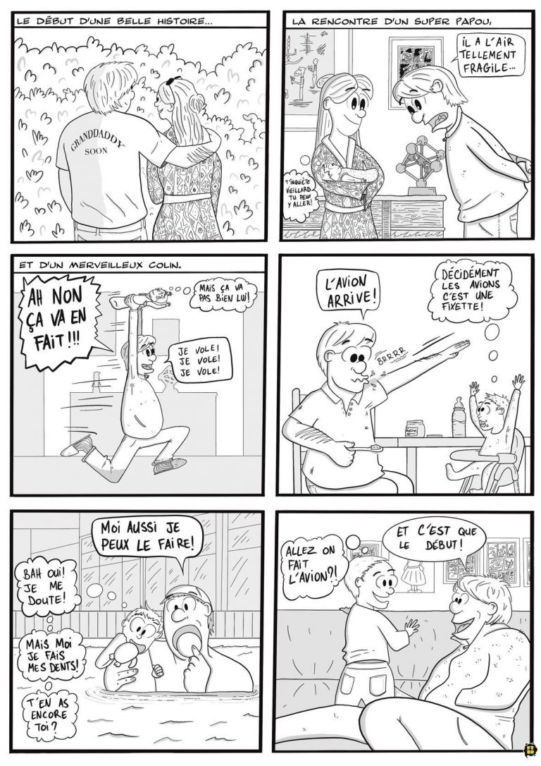 La rencontre entre un Super Papou et un Merveilleux Colin.