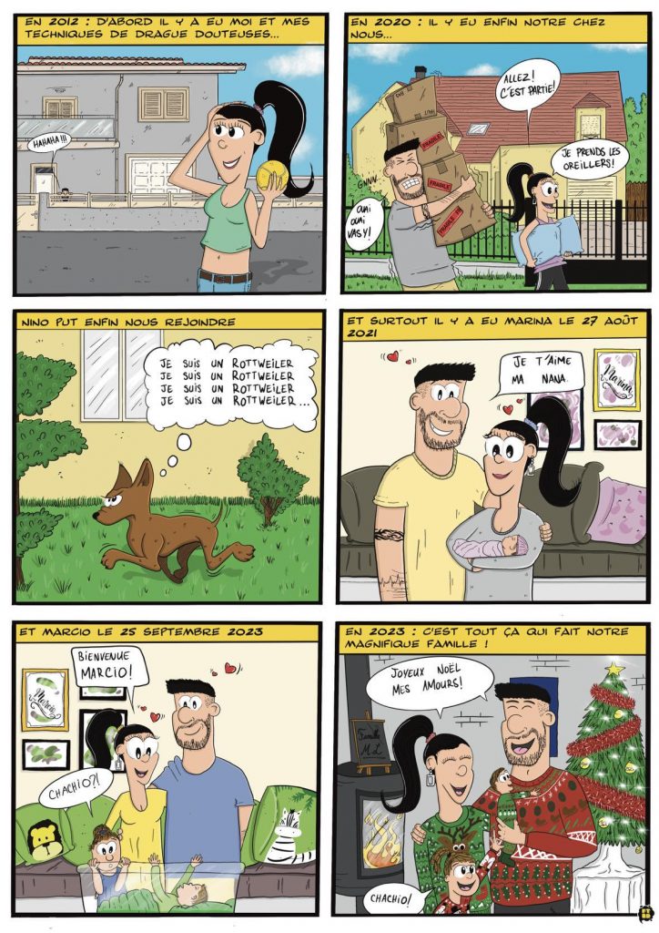 Micael célèbre son premier Noël avec sa femme et ses deux enfants !