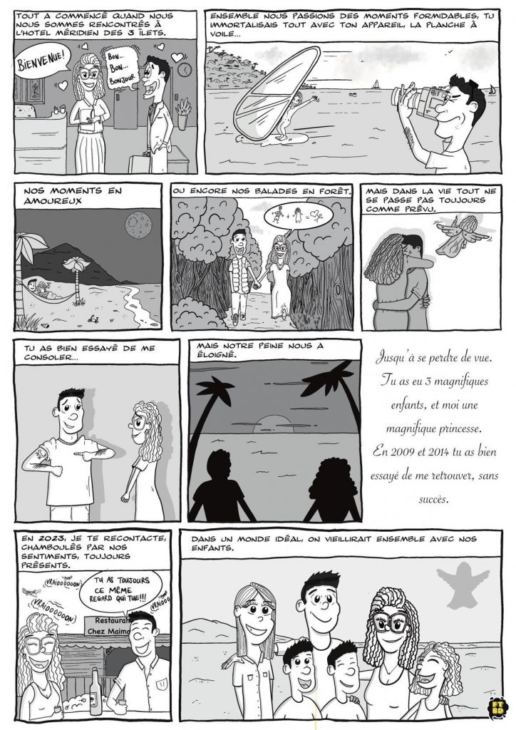 BD Personnalisée en Martinique | Un Cadeau Unique de Sandra à Jean Daniel