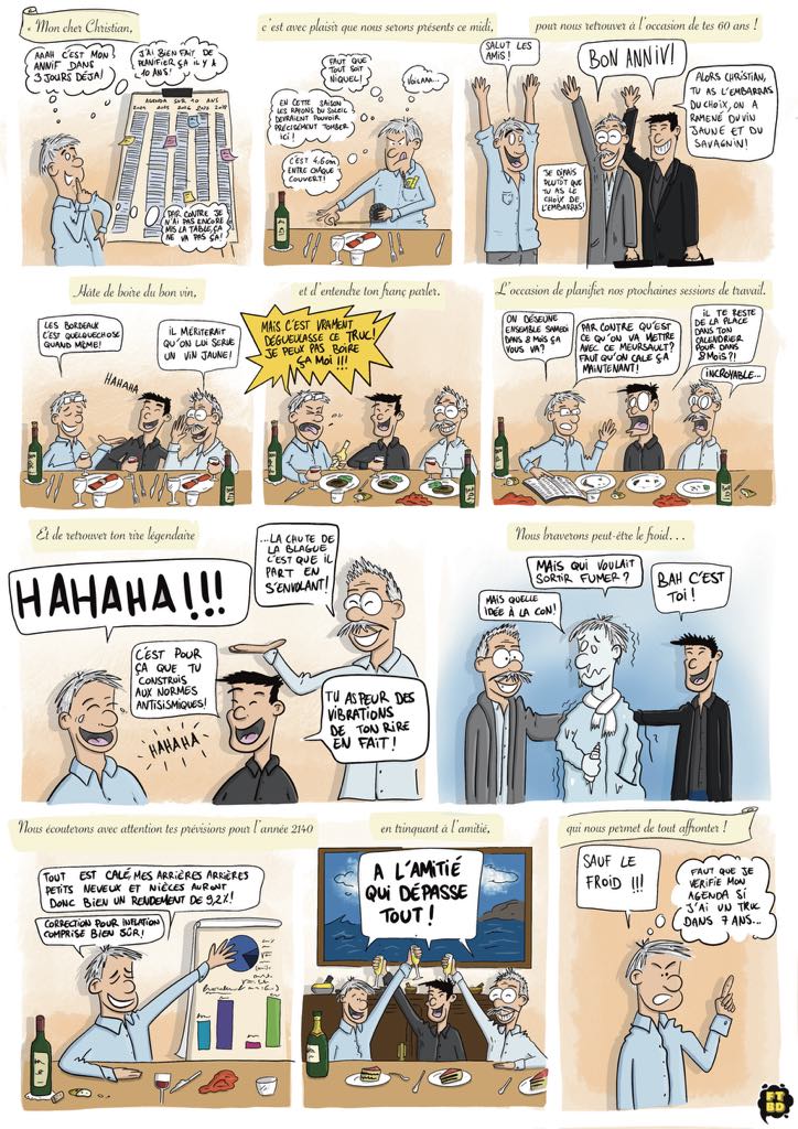 Le retrouvaille de Rémi Christian et Jean-Sébastien