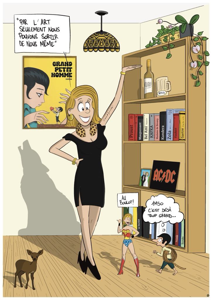 Affiche 1 Case personnalisée